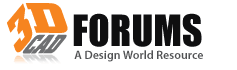 3DCADForums Logo DW